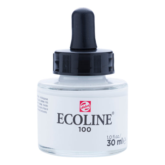 Ecoline - Vloeibare Waterverf Fles 30 Ml Wit 100