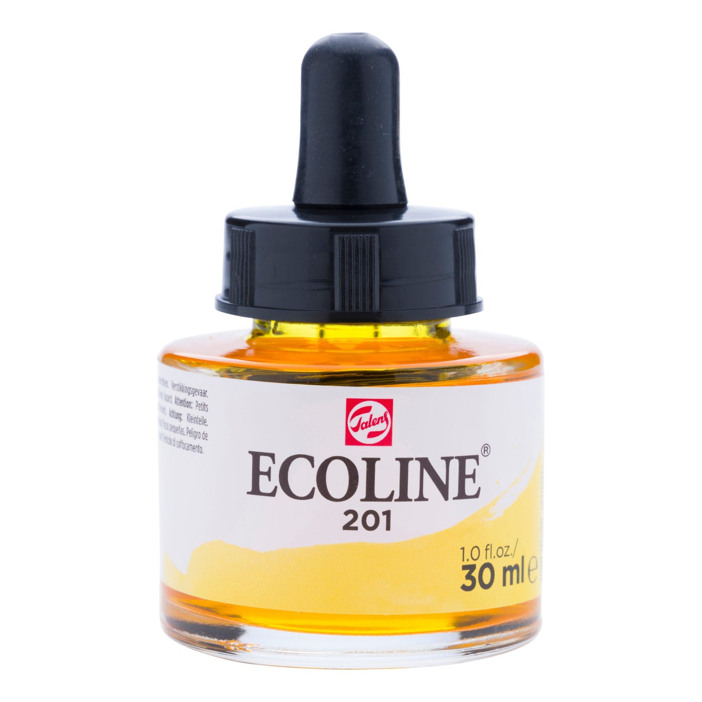 Ecoline - Vloeibare Waterverf Fles 30 Ml Lichtgeel 201