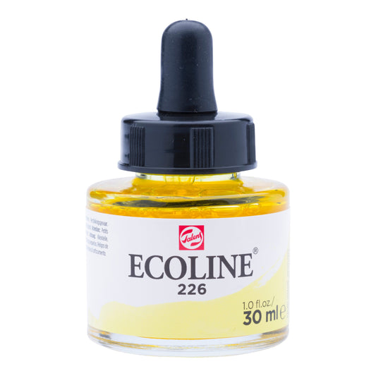 Ecoline - Vloeibare Waterverf Fles 30 Ml Pastelgeel 226
