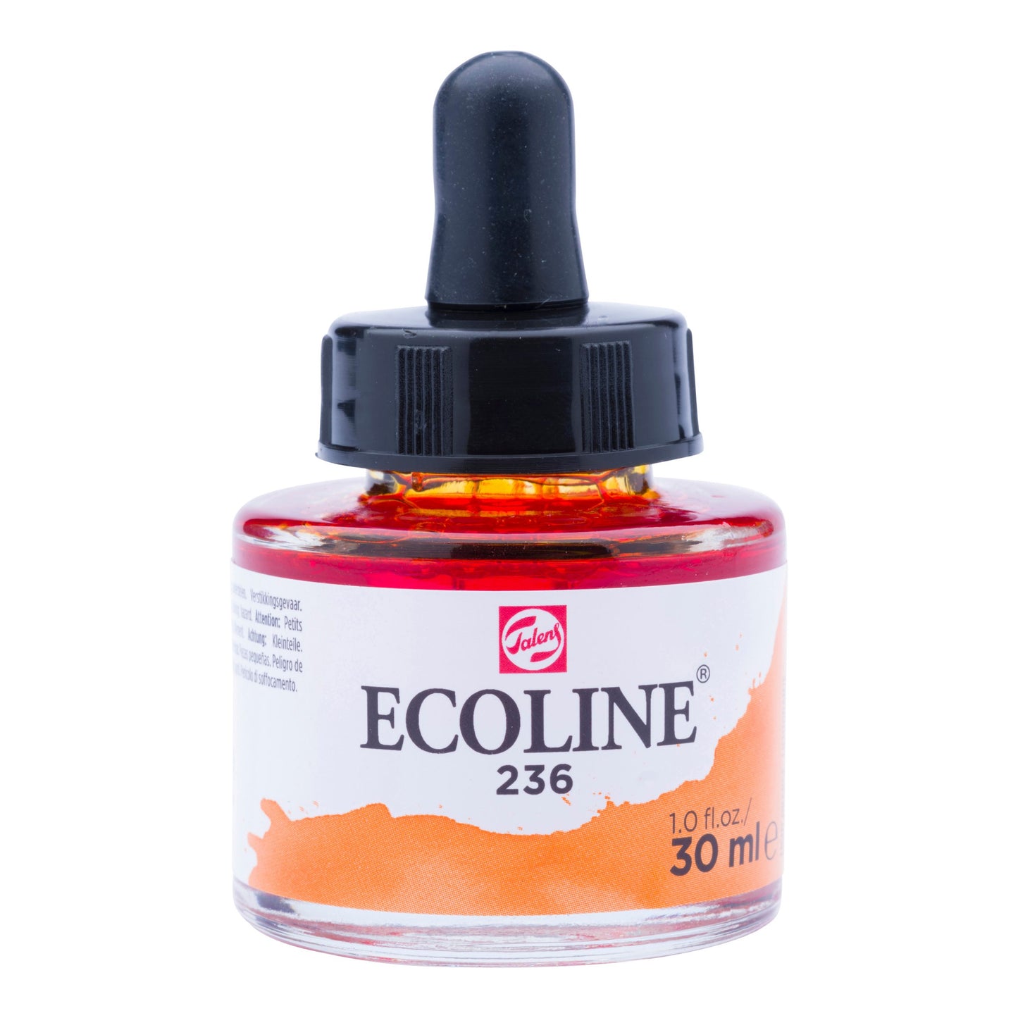 Ecoline - Vloeibare Waterverf Fles 30 Ml Lichtoranje 236