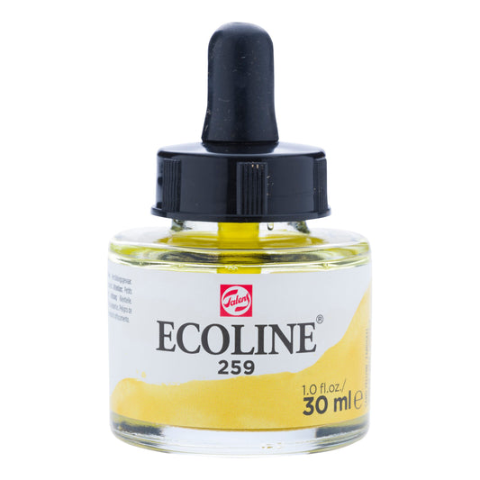 Ecoline - Vloeibare Waterverf Fles 30 Ml Zandgeel 259