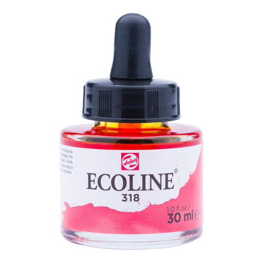 Ecoline - Vloeibare Waterverf Fles 30 Ml Karmijn 318