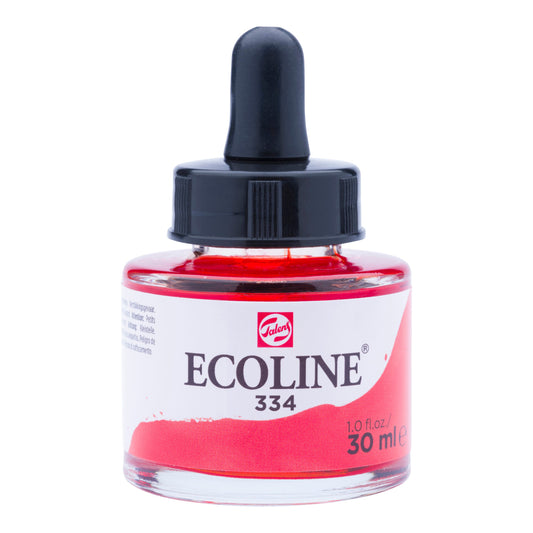 Ecoline - Vloeibare Waterverf Fles 30 Ml Scharlaken 334