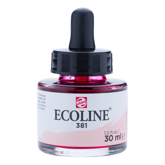 Ecoline - Vloeibare Waterverf Fles 30 Ml Pastelrood 381