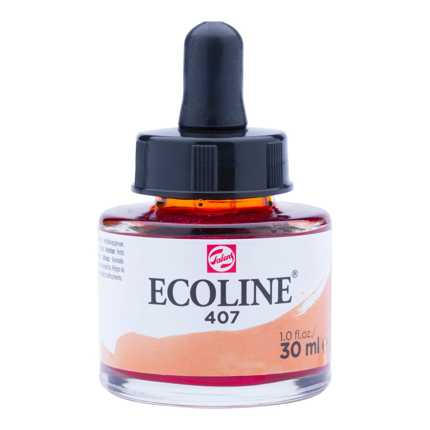 Ecoline - Vloeibare Waterverf Fles 30 Ml Donkere Oker 407