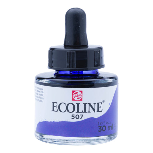 Ecoline - Vloeibare Waterverf Fles 30 Ml Ultramarijnviolet 507