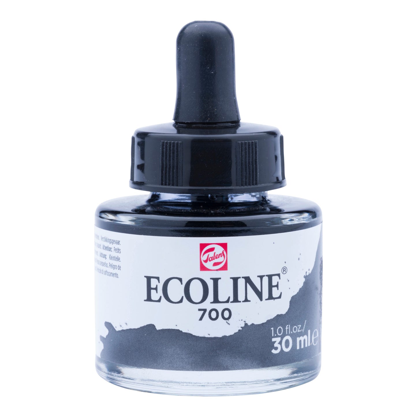 Ecoline - Vloeibare Waterverf Fles 30 Ml Zwart 700