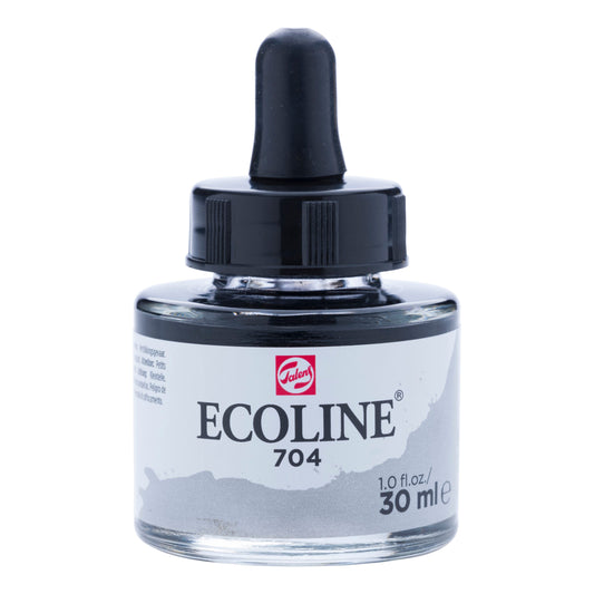 Ecoline - Vloeibare Waterverf Fles 30 Ml Grijs 704
