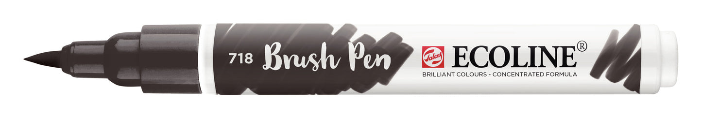 Ecoline - Brush Pen Warmgrijs 718