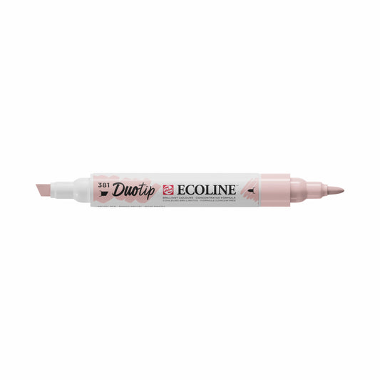 Ecoline - Duo Tip Pastelrood