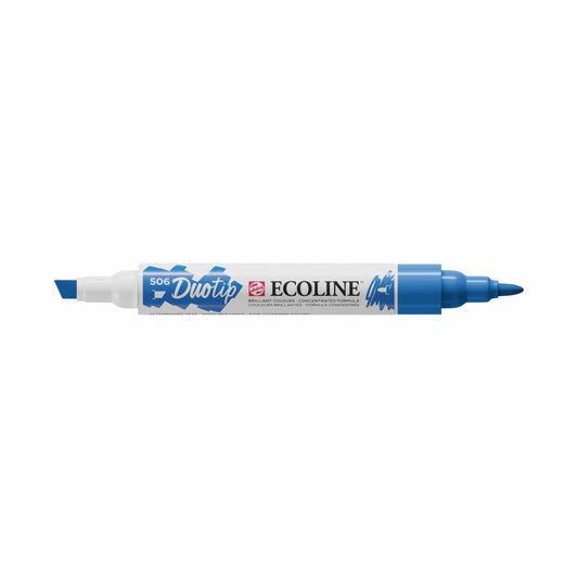 Ecoline - Duo Tip Ultramarijn Donker