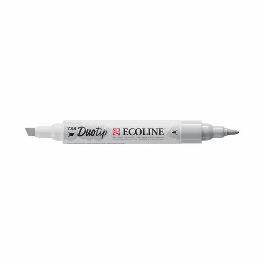 Ecoline - Duo Tip Koudgrijs Licht