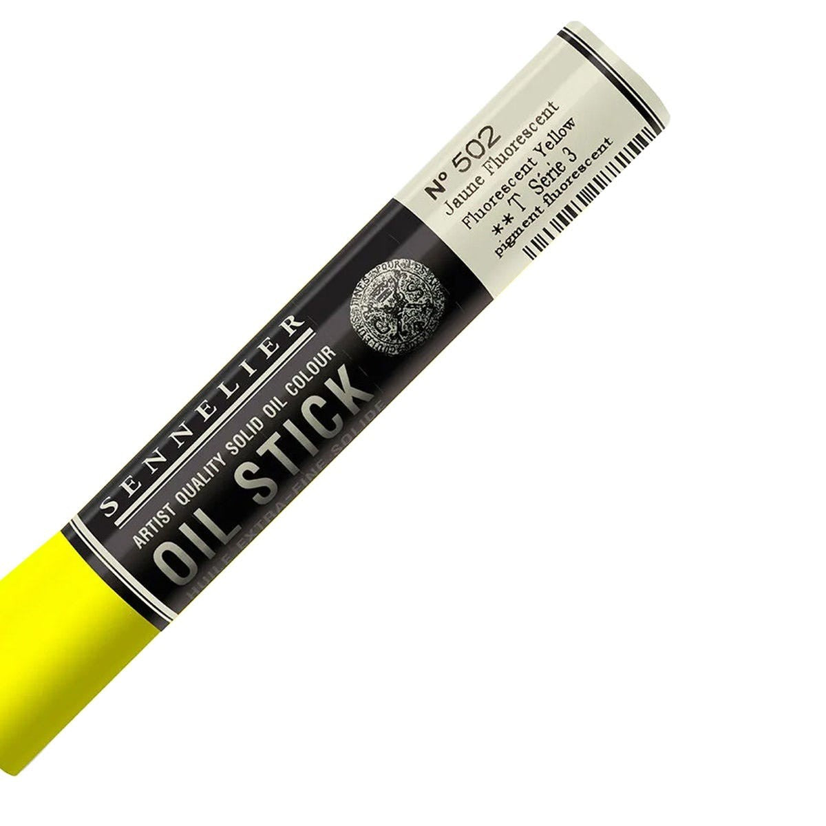 Sennelier - Oil Stick Fluo Geel 38Ml