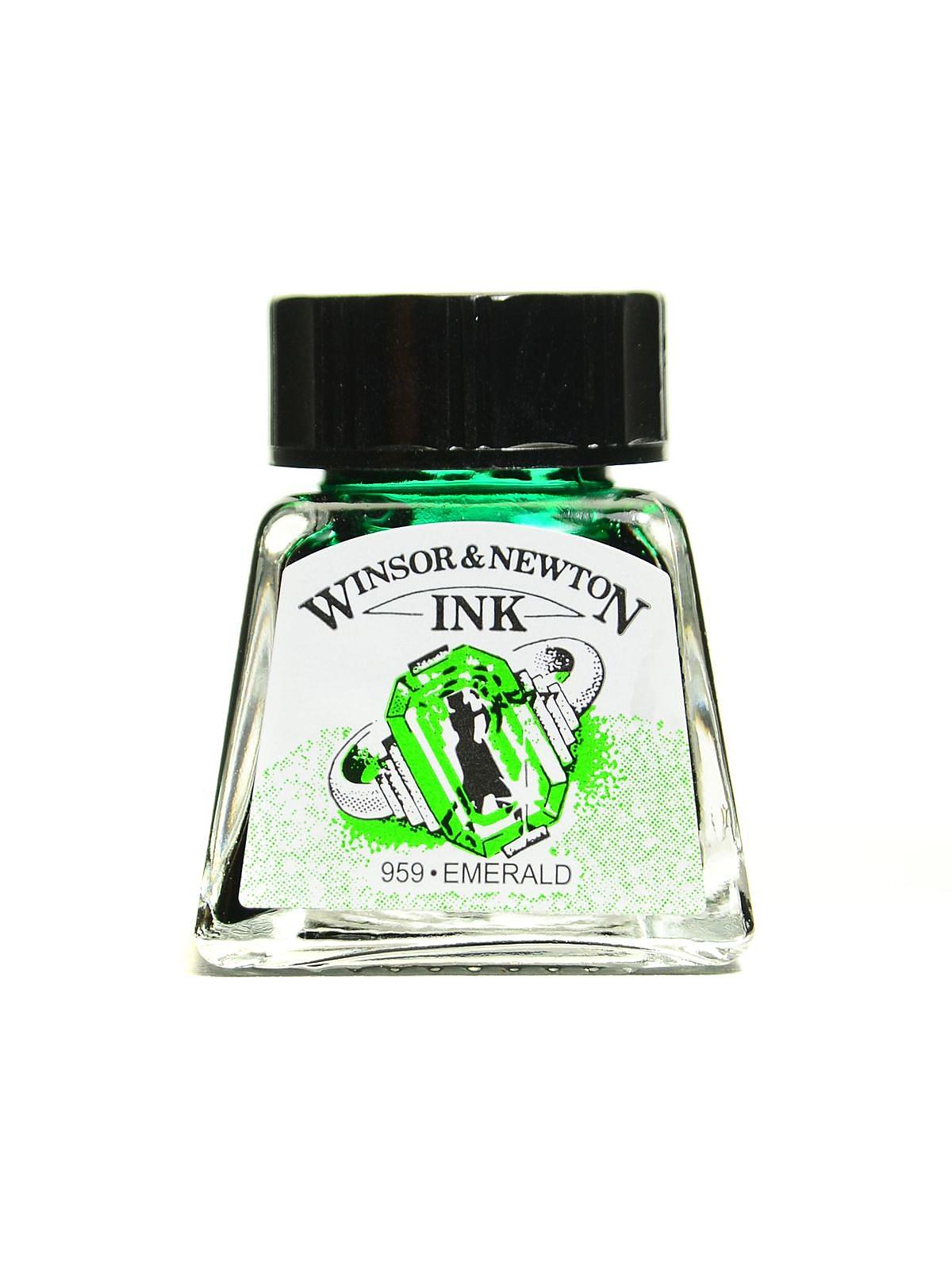 Winsor & Newton - Ink 14Ml Emerald Uv 6