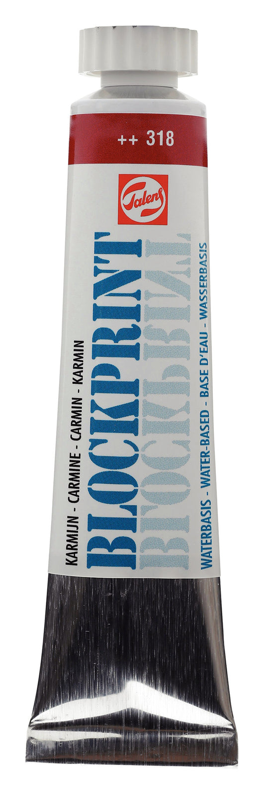 Talens - Blockprint Tube 20 Ml Karmijn 318