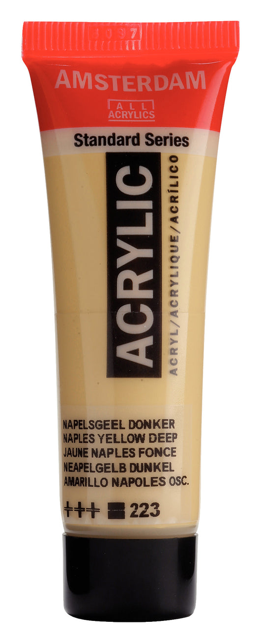 Amsterdam - Standard Series Acrylverf Tube 20 Ml Napelsgeel Donker 223