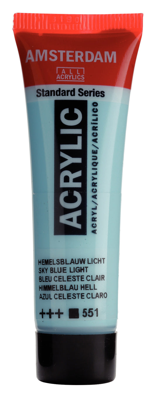 Amsterdam - Standard Series Acrylverf Tube 20 Ml Hemelsblauw Licht 551