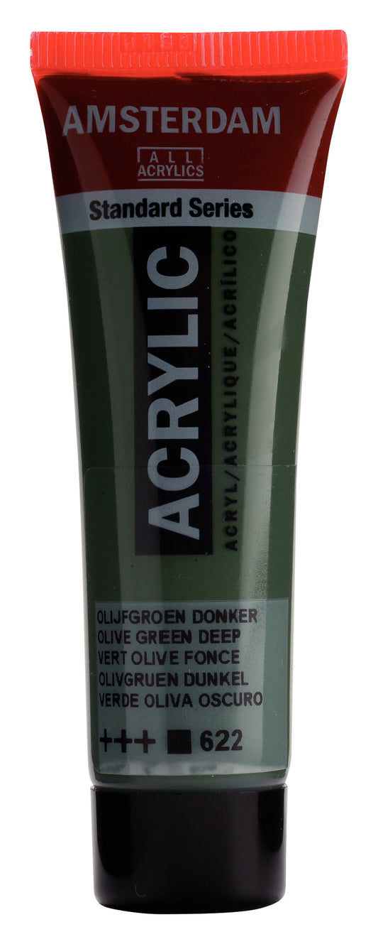 Amsterdam - Standard Series Acrylverf Tube 20 Ml Olijfgroen Donker 622