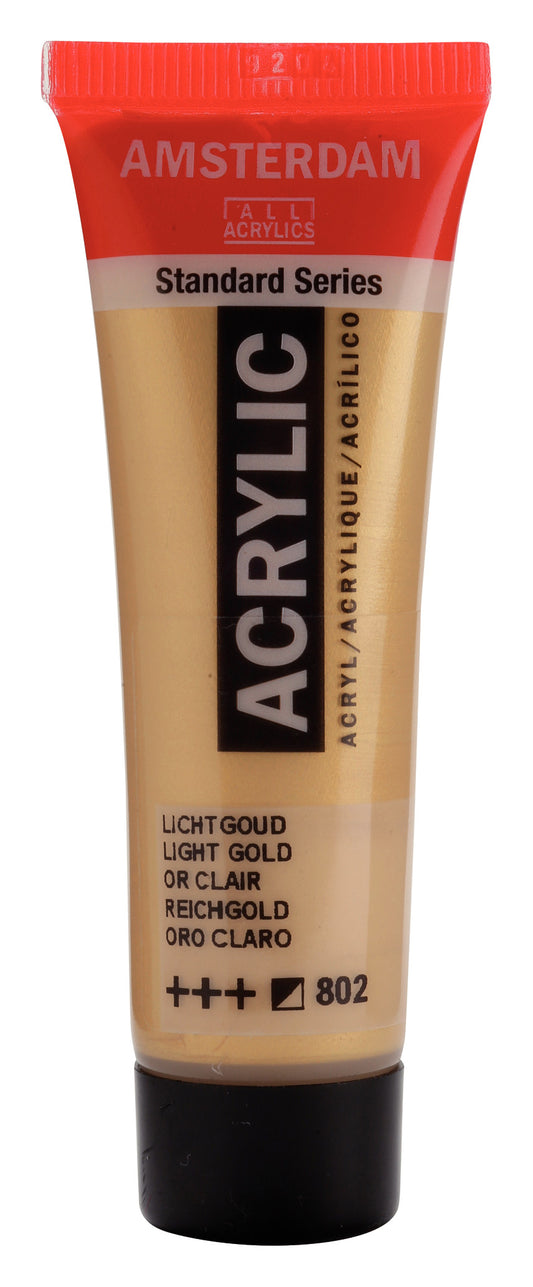 Amsterdam - Standard Series Acrylverf Tube 20 Ml Lichtgoud 802