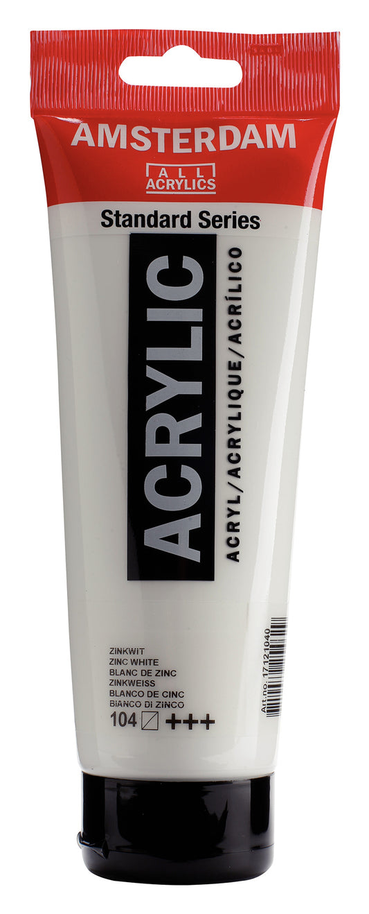 Amsterdam - Standard Series Acrylverf Tube 250 Ml Zinkwit 104