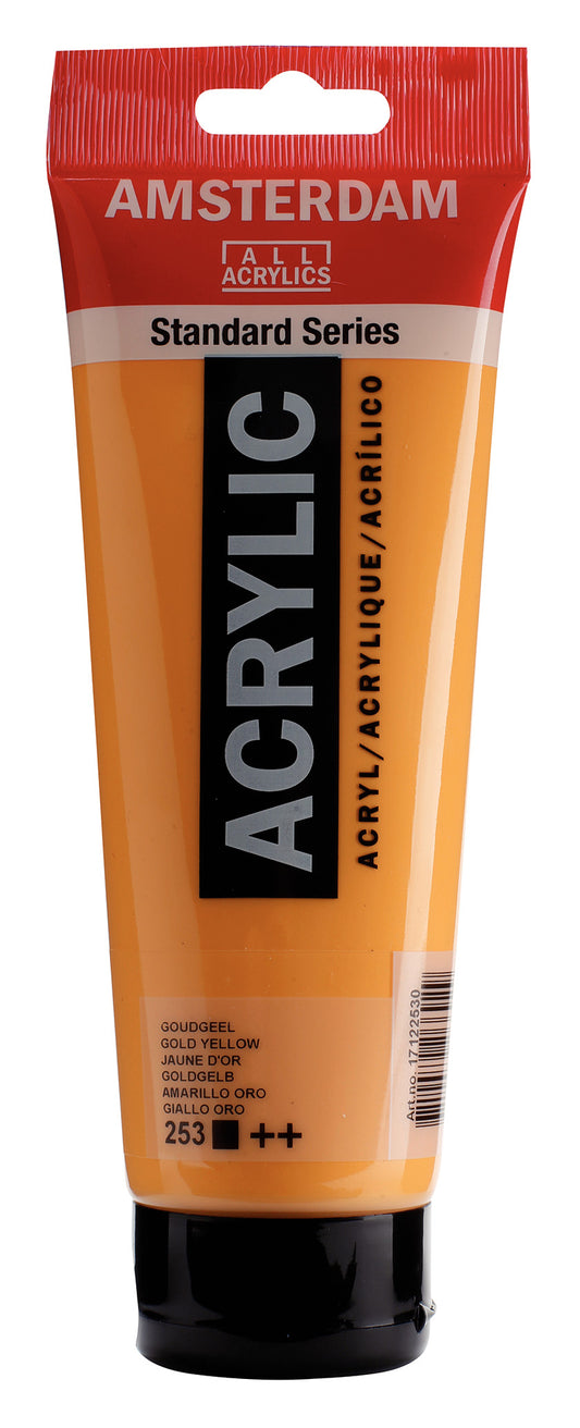 Amsterdam - Standard Series Acrylverf Tube 250 Ml Goudgeel 253
