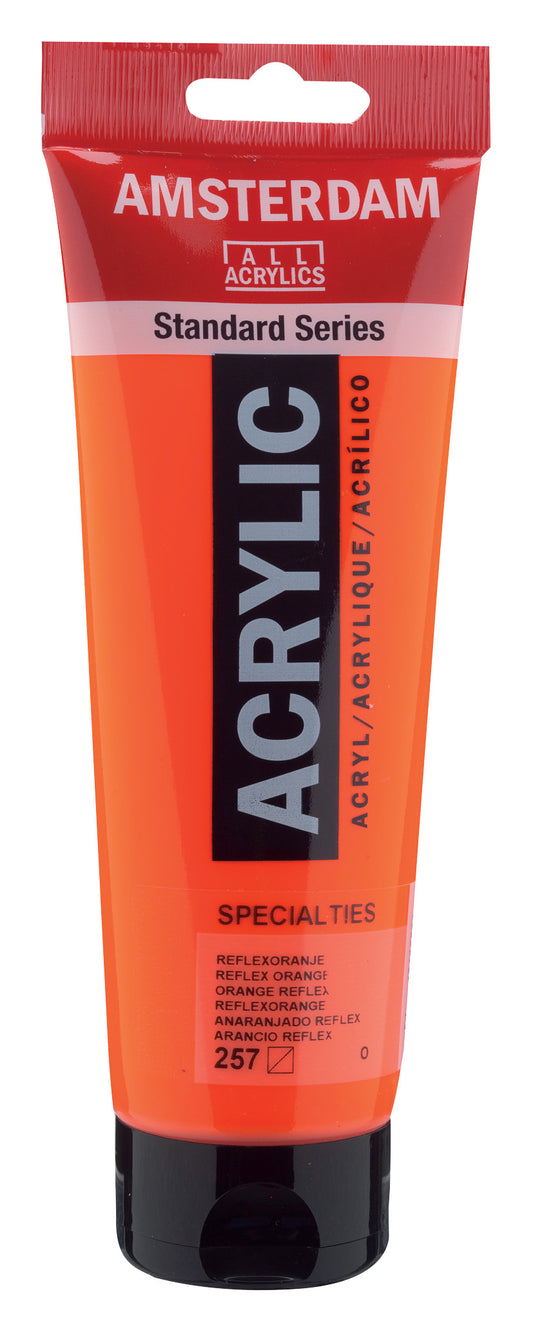 Amsterdam - Standard Series Acrylverf Tube 250 Ml Reflexoranje 257