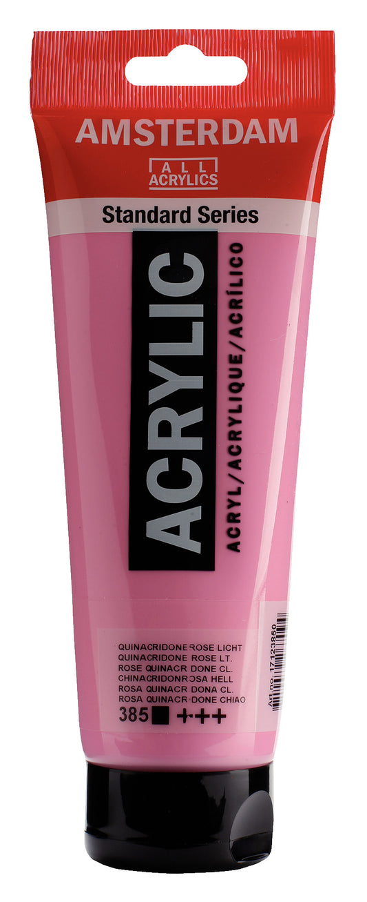 Amsterdam - Standard Series Acrylverf Tube 250 Ml Quinacridoneroze Licht 385