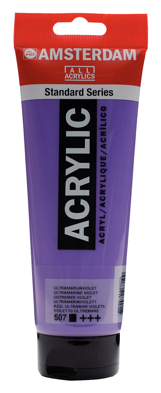 Amsterdam - Standard Series Acrylverf Tube 250 Ml Ultramarijnviolet 507