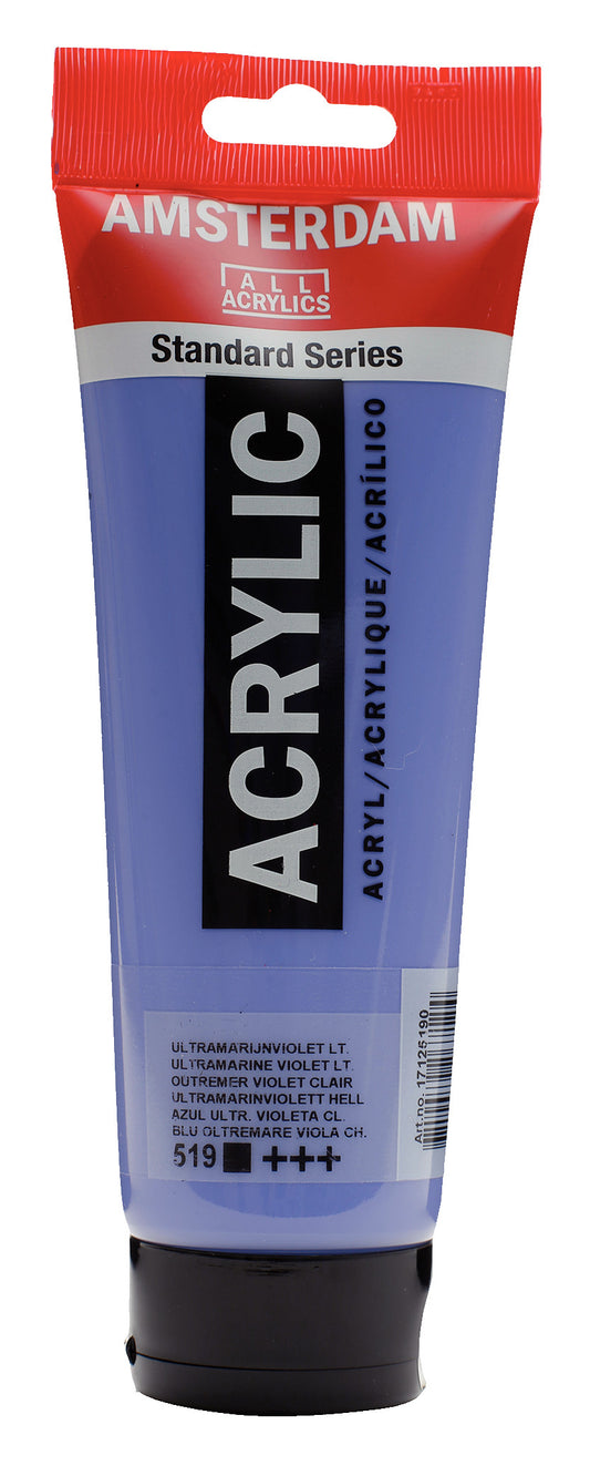 Amsterdam - Standard Series Acrylverf Tube 250 Ml Ultramarijnviolet Licht 519