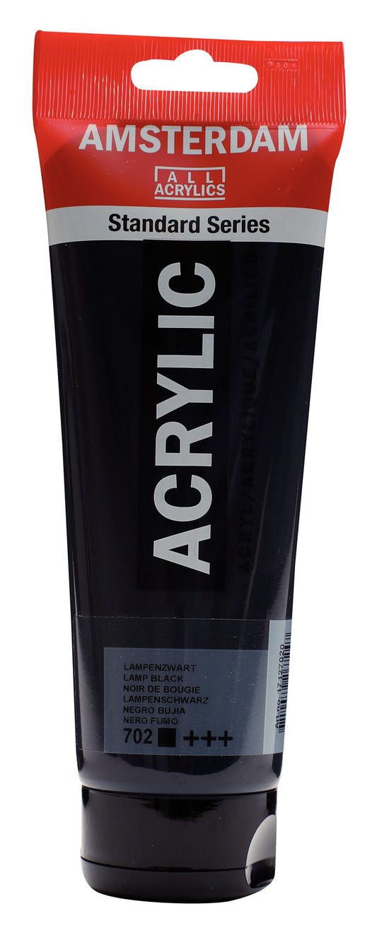 Amsterdam - Standard Series Acrylverf Tube 250 Ml Lampenzwart 702