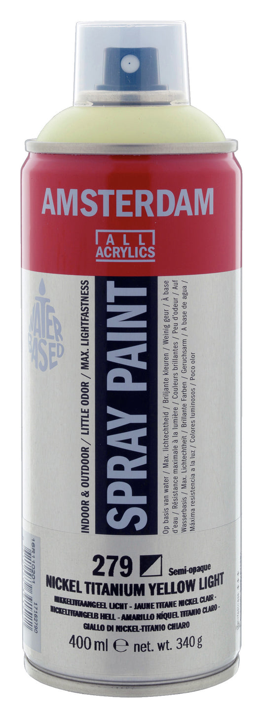 Amsterdam - Aac Spray Paint 400Ml Nik Tit Geel L
