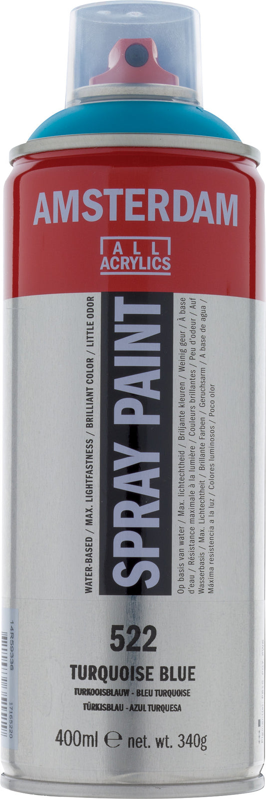 Amsterdam - Spraypaint 400 Ml Turkooisblauw 522