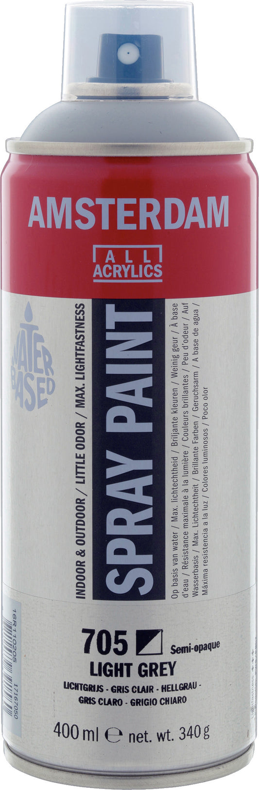Amsterdam - Spraypaint 400 Ml Lichtgrijs 705