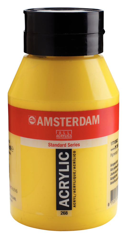 Amsterdam - Standard Series Acrylverf Pot 1000 Ml Azogeel Licht 268