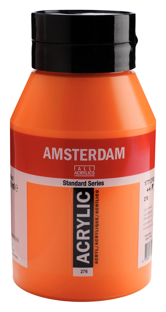 Amsterdam - Standard Series Acrylverf Pot 1000 Ml Azo-Oranje 276