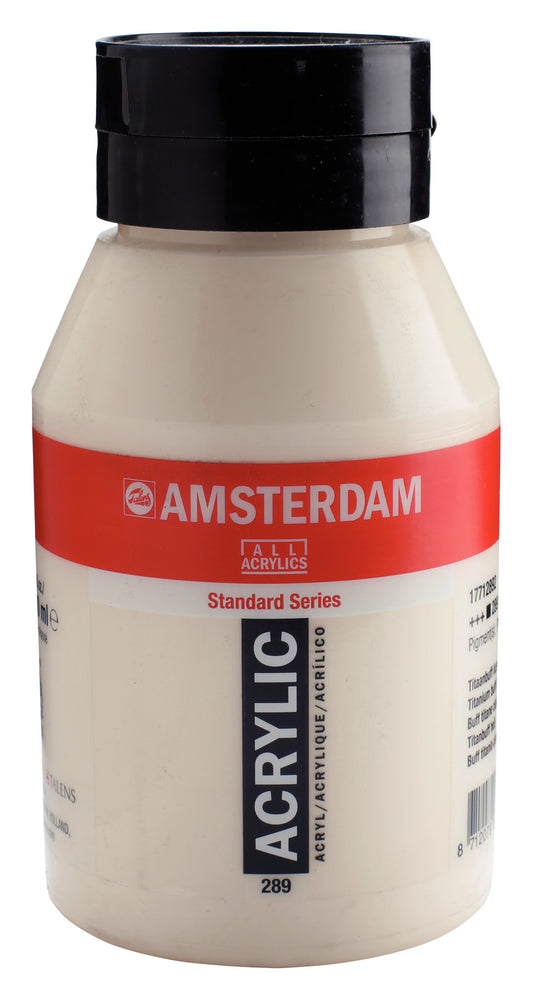 Amsterdam - Standard Series Acrylverf Pot 1000 Ml Titaanbuff Licht 289