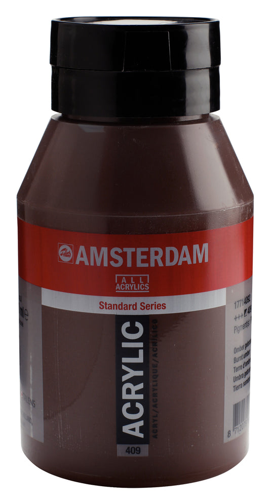 Amsterdam - Standard Series Acrylverf Pot 1000 Ml Omber Gebrand 409