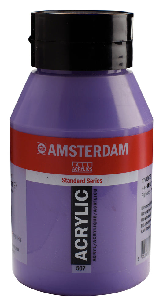 Amsterdam - Standard Series Acrylverf Pot 1000 Ml Ultramarijnviolet 507