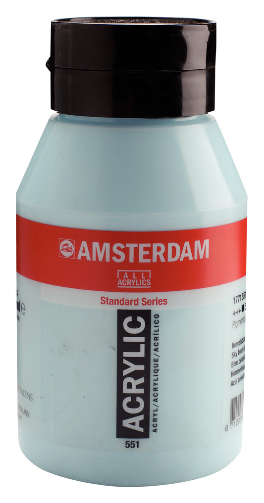 Amsterdam - Standard Series Acrylverf Pot 1000 Ml Hemelsblauw Licht 551