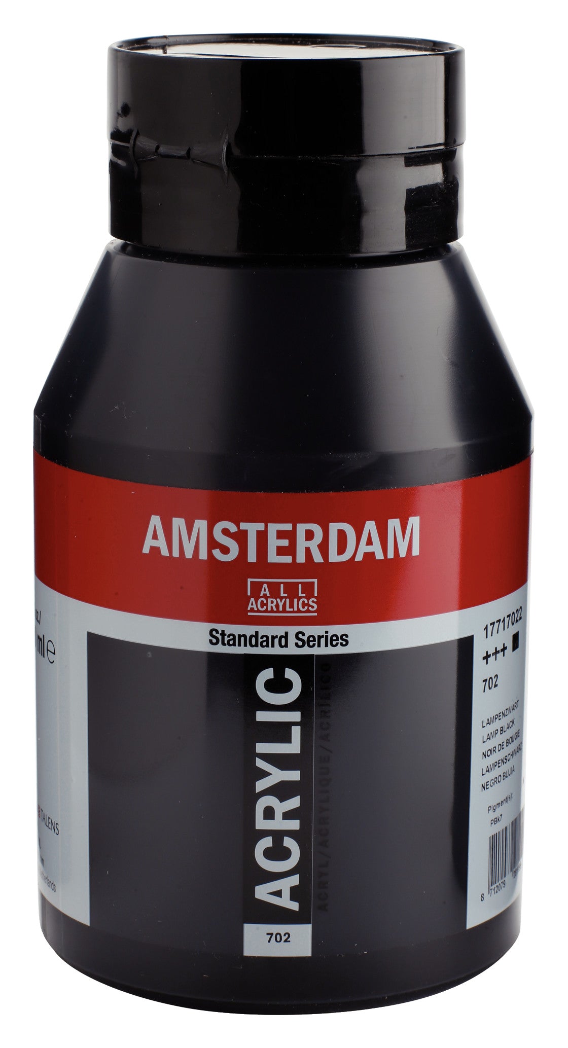 Amsterdam - Standard Series Acrylverf Pot 1000 Ml Lampenzwart 702