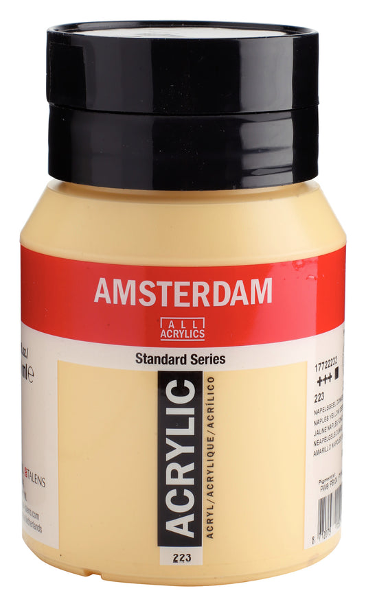 Amsterdam - Standard Series Acrylverf Pot 500 Ml Napelsgeel Donker 223