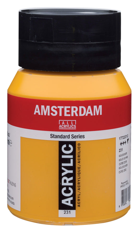 Amsterdam - Standard Series Acrylverf Pot 500 Ml Goudoker 231