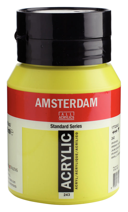 Amsterdam - Standard Series Acrylverf Pot 500 Ml Groengeel 243