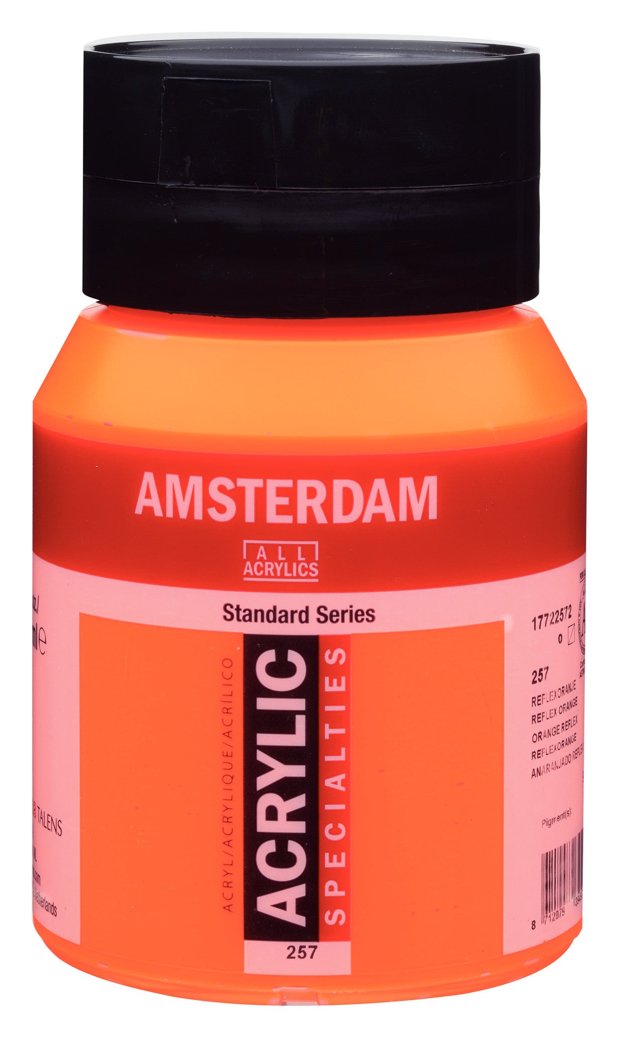 Amsterdam - Standard Series Acrylverf Pot 500 Ml Reflexoranje 257