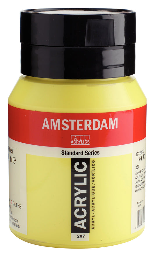 Amsterdam - Standard Series Acrylverf Pot 500 Ml Azogeel Citroen 267