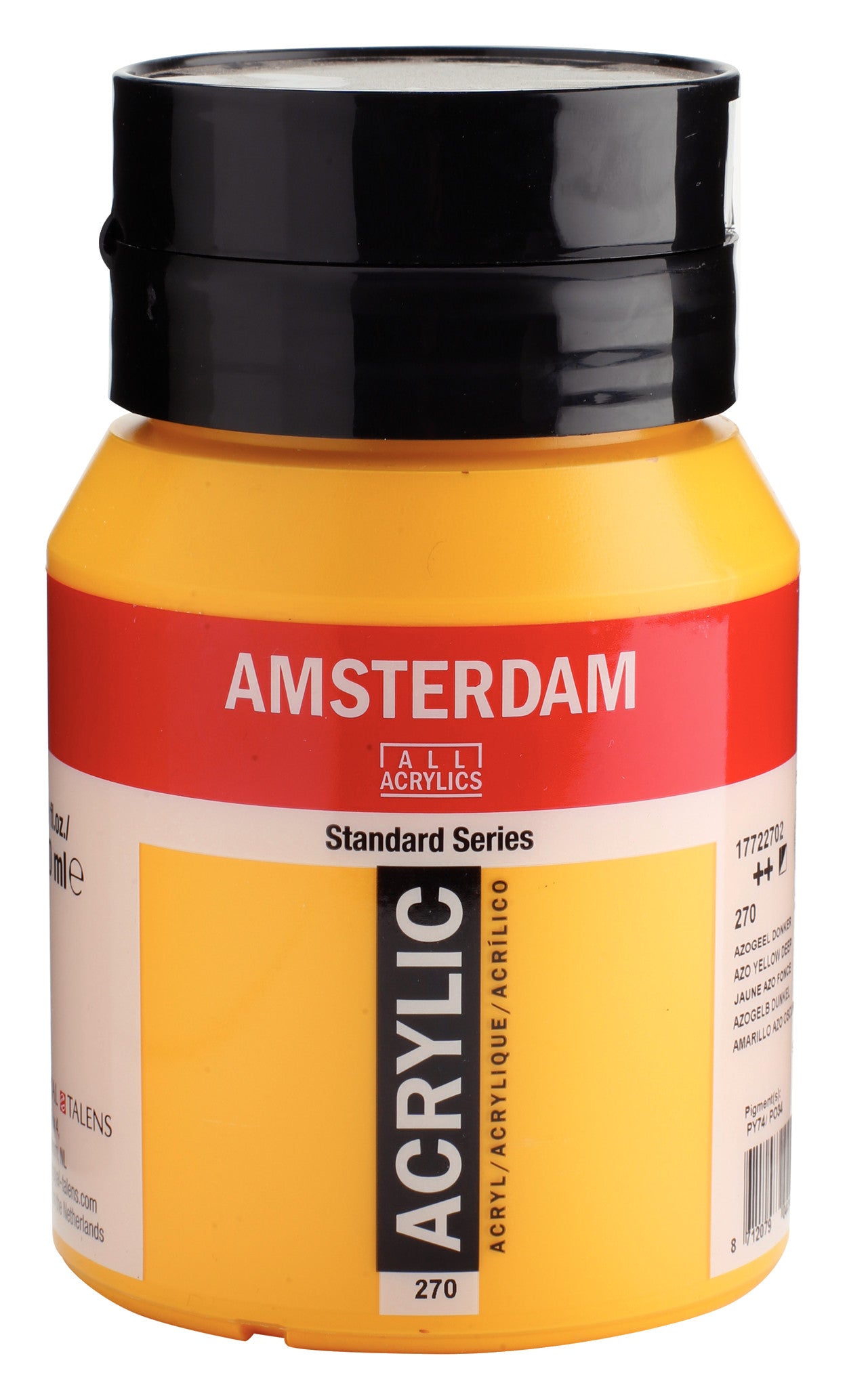Amsterdam - Standard Series Acrylverf Pot 500 Ml Azogeel Donker 270