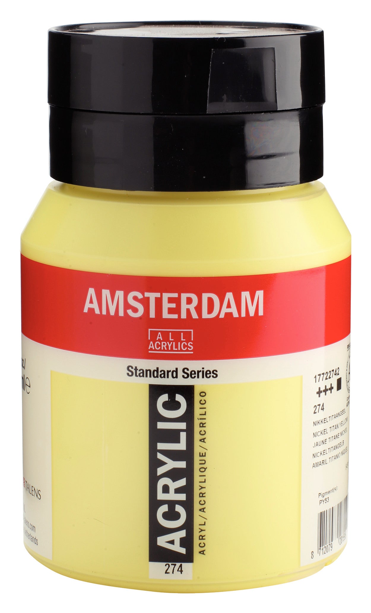 Amsterdam - Standard Series Acrylverf Pot 500 Ml Nikkeltitaangeel 274
