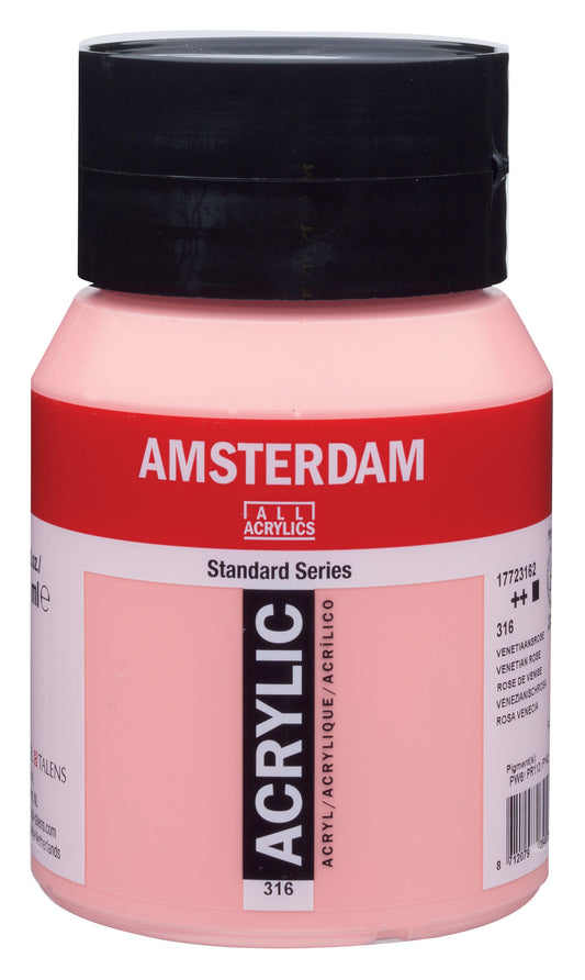 Amsterdam - Standard Series Acrylverf Pot 500 Ml Venetiaansroze 316