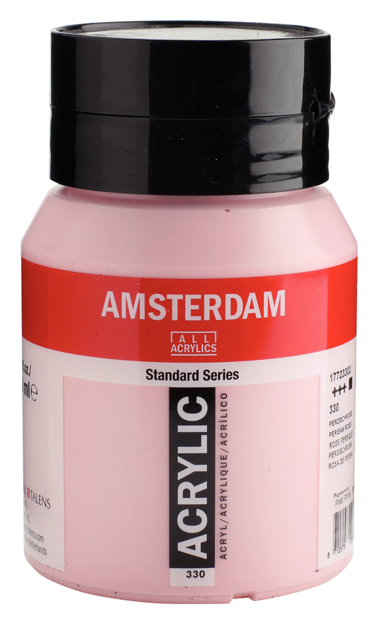 Amsterdam - Standard Series Acrylverf Pot 500 Ml Perzischroze 330