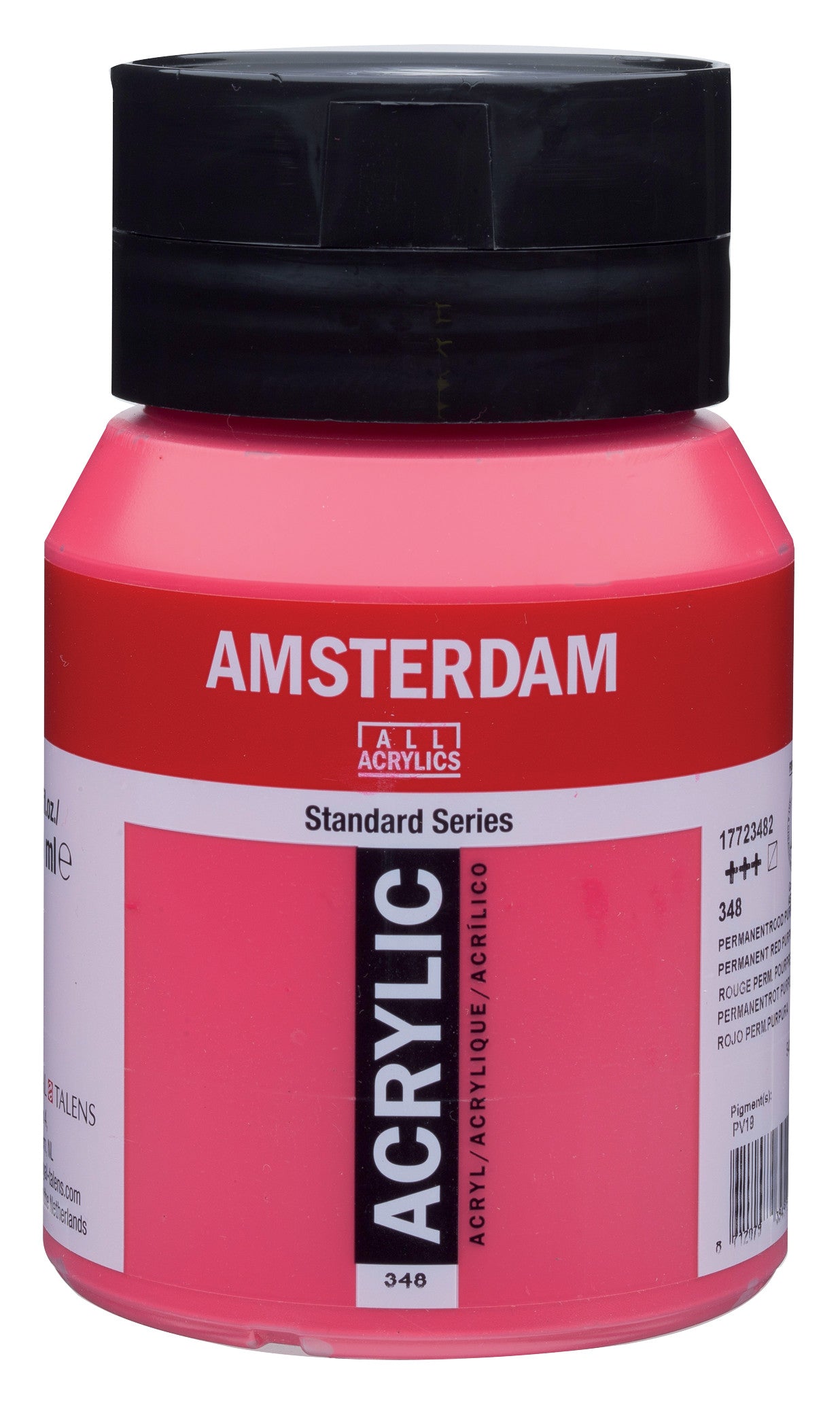 Amsterdam - Standard Series Acrylverf Pot 500 Ml Permanentrood Purper 348